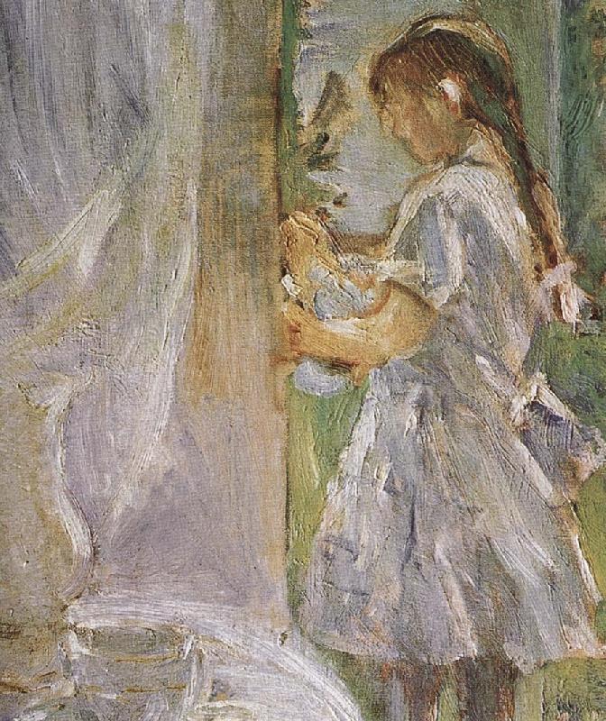 Berthe Morisot Detail of At the little cottage oil painting picture